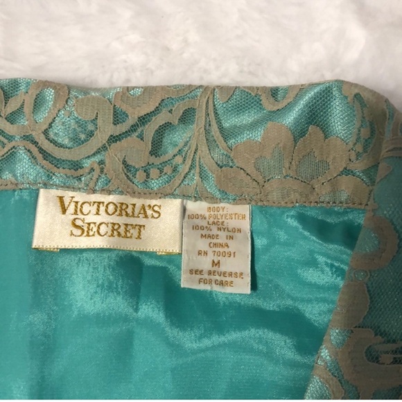 Vintage Victoria's Secret Gold Label 2 Piece
Button Up Night Shirt & Pajama Pant - Picture 4 of 15